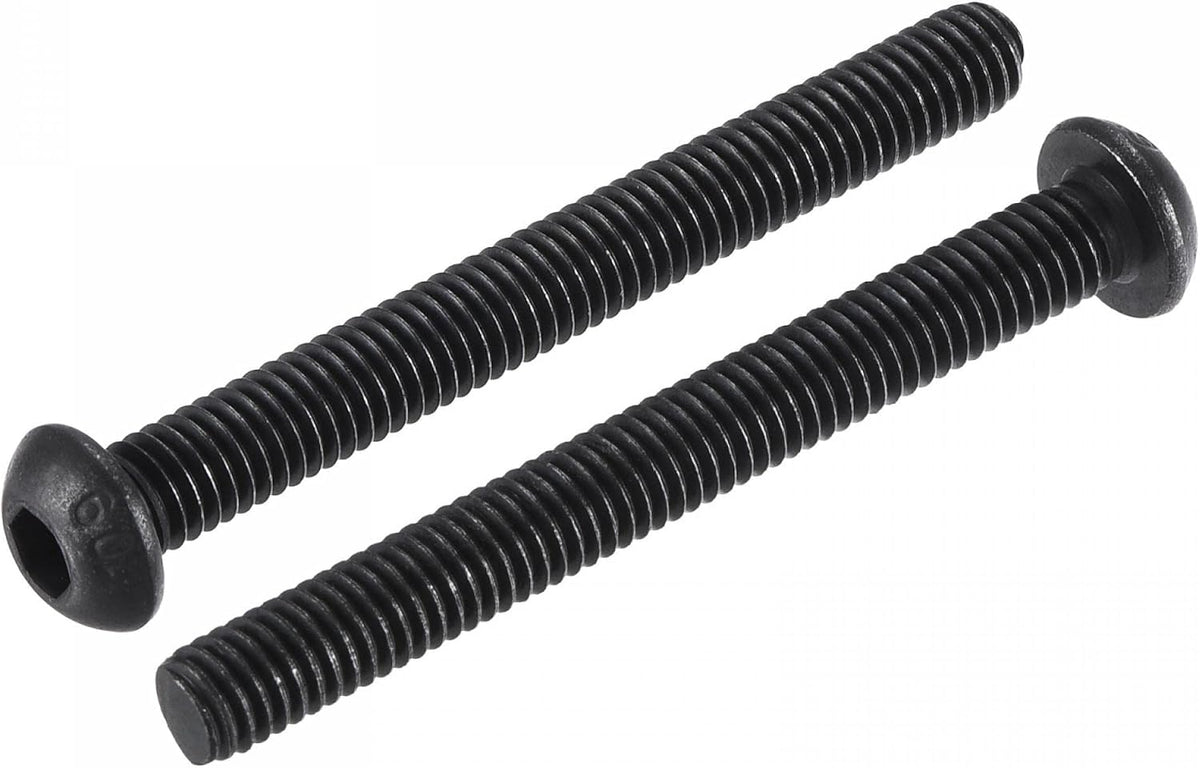 M6x55mm Hex Socket Button Head Cap Bolts Screws Alloy Steel 10pcs