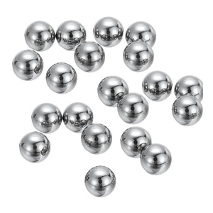 20Pcs Tungsten Steel Bearing Balls 0.5mm Carbide G10 Precision Ball for Industrial Spheres, Machinery, Automotive, and DIY (Mirror Finish)