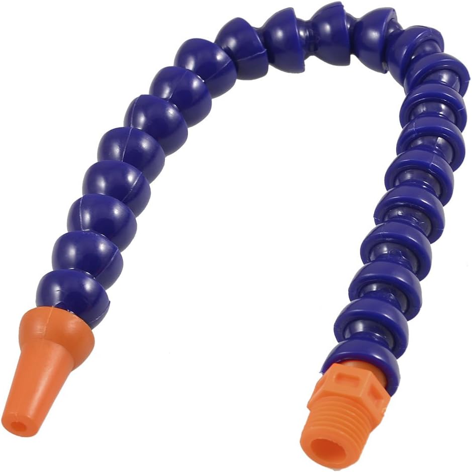 12" 12mm Threaded Round Nozzle Flexible Plastic Water Oil Coolant Pipe