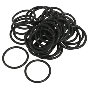 50 Pcs Black Nitrile Rubber O Ring Sealing Gaskets 30mm x 2.5mm