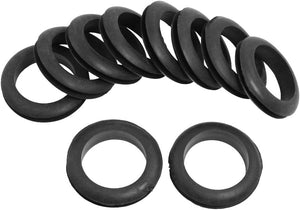 Wire Protective Black Rubber 40mm Inner Dia Double Sided Grommet