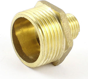 Brass Pneumatic Pipe G3/4 to G1/4 Male Thread M/M Hex Nipple