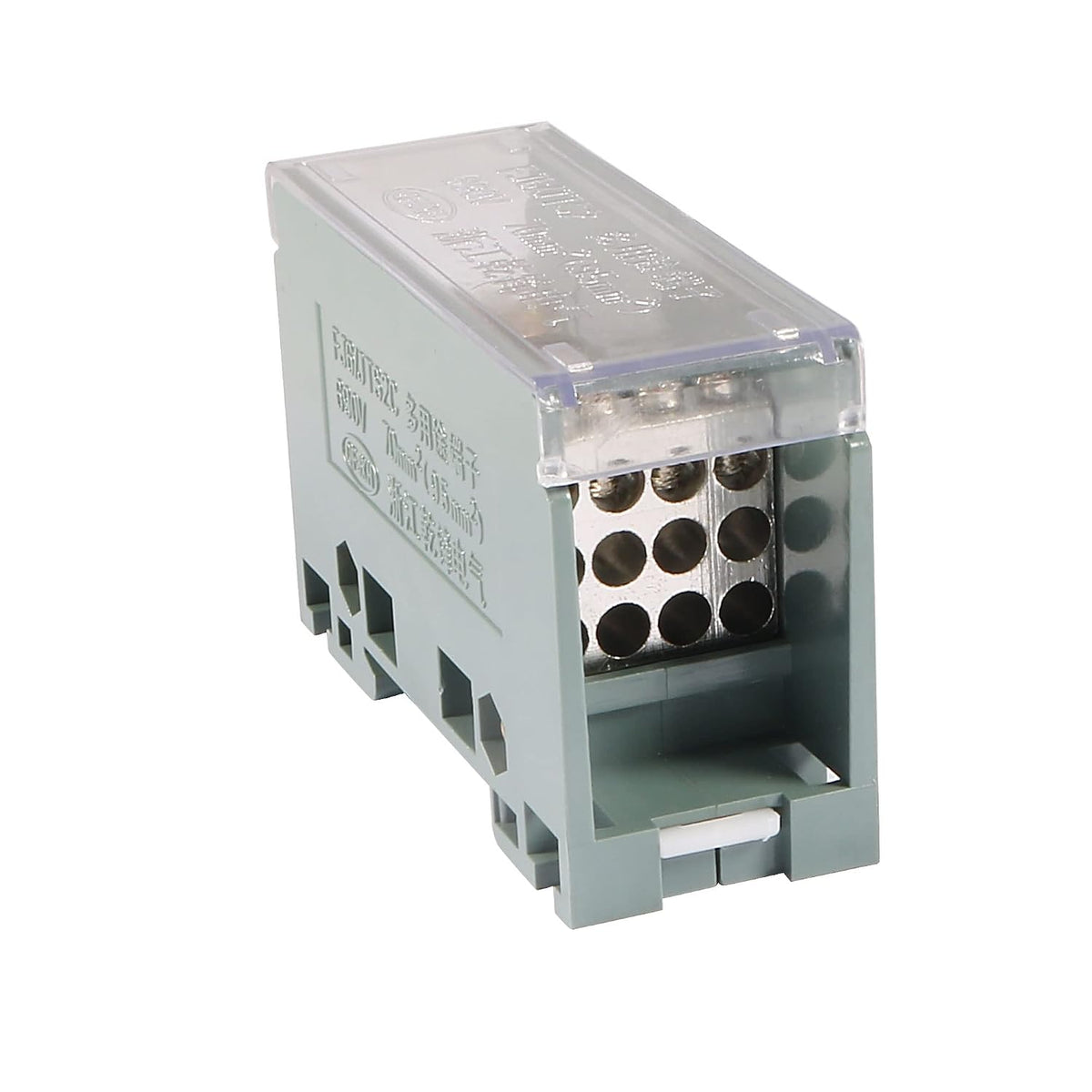 1 in 12 Out DIN Rail Terminal Blocks 690V Connectors Distribution Block