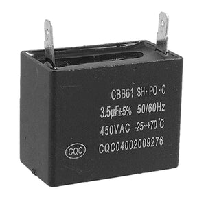 a11111800ux0153 CBB61 3.5uF 5% 450V AC Polypropylene Film Motor Running Capacitor
