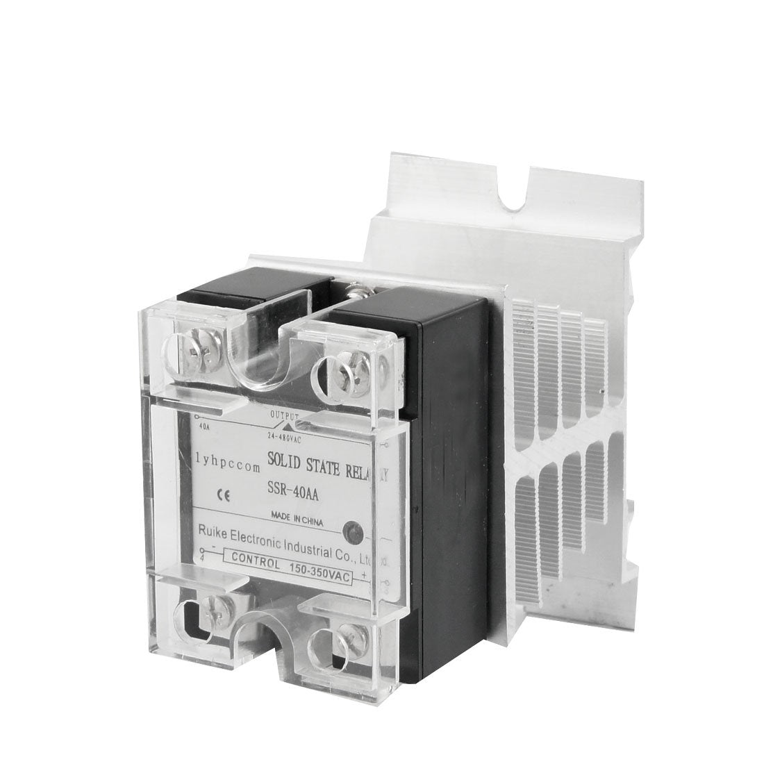 AC/Solid State Relay SSR 40A AC 150-350V SSR-40AA + Heat Sink