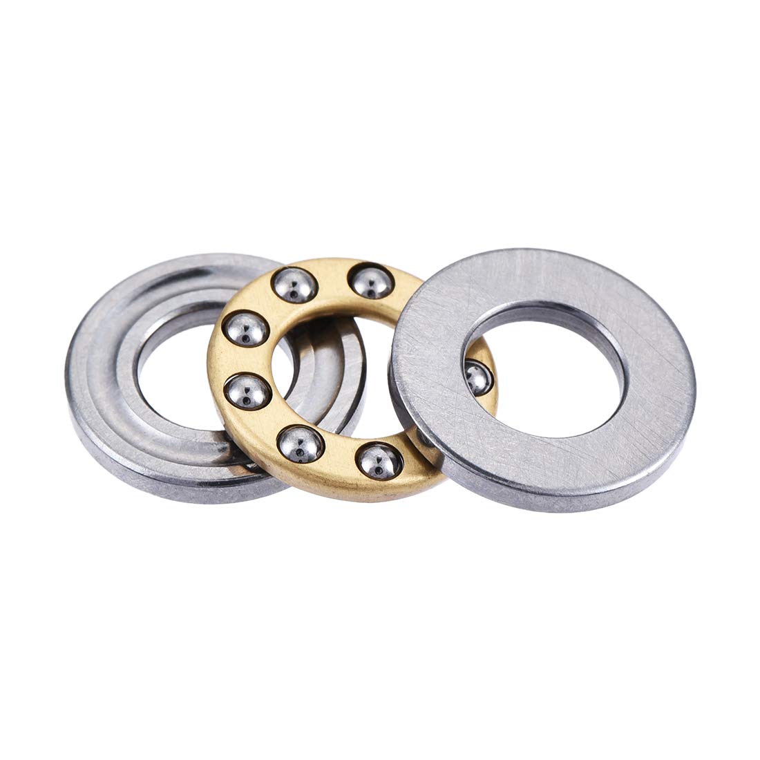 F6-12M Thrust Ball Bearings 6mm x 12mm x 4.5mm Chrome Steel Single Direction