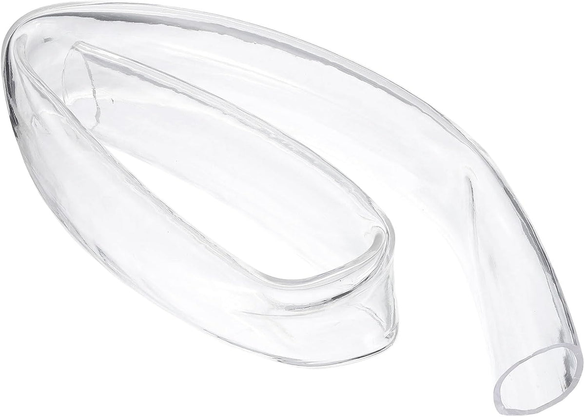 PVC Tubing, 45mm ID x 53mm OD - 3 Feet Long Clear Vinyl Water Pipe, Lightweight Plastic Flexible Water Pipe for Aquaponics, Air Hose, Irrigation