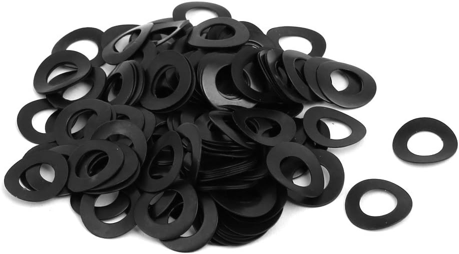 8mm Fitting Dia Carbon Steel Compressed Type Curved Spring Washer 200pcs
