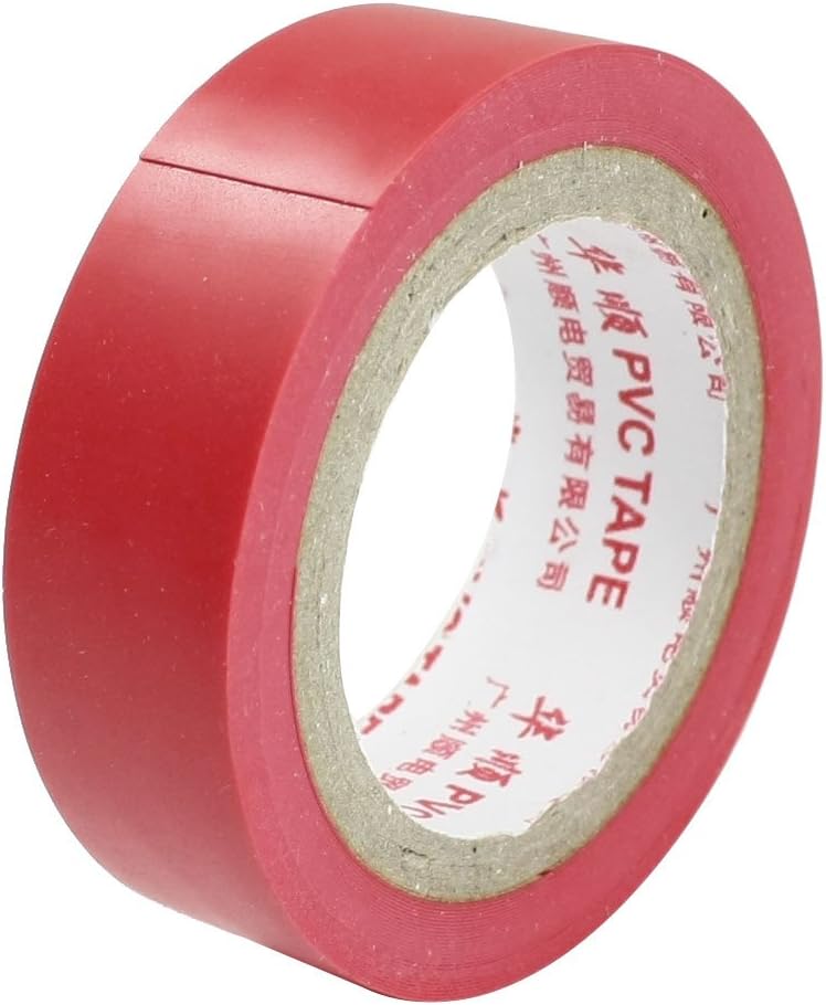 3.5M x 1.5CM PVC Adhesived Electric Insulation Tape Roll Red