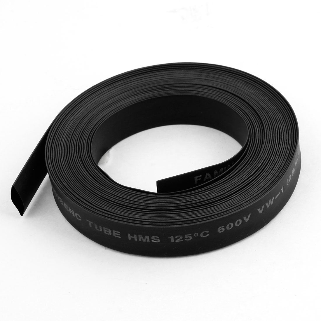 Black 8mm Dia. 2:1 Heat Shrink Tubing Tube Wire Wrap Cable Sleeve 5M