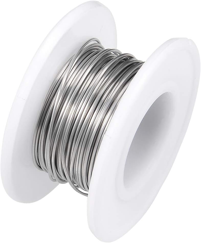 0.6mm 22AWG Heating Resistor Wire Wrapping Nichrome Resistance Wires for Heating Elements 16ft