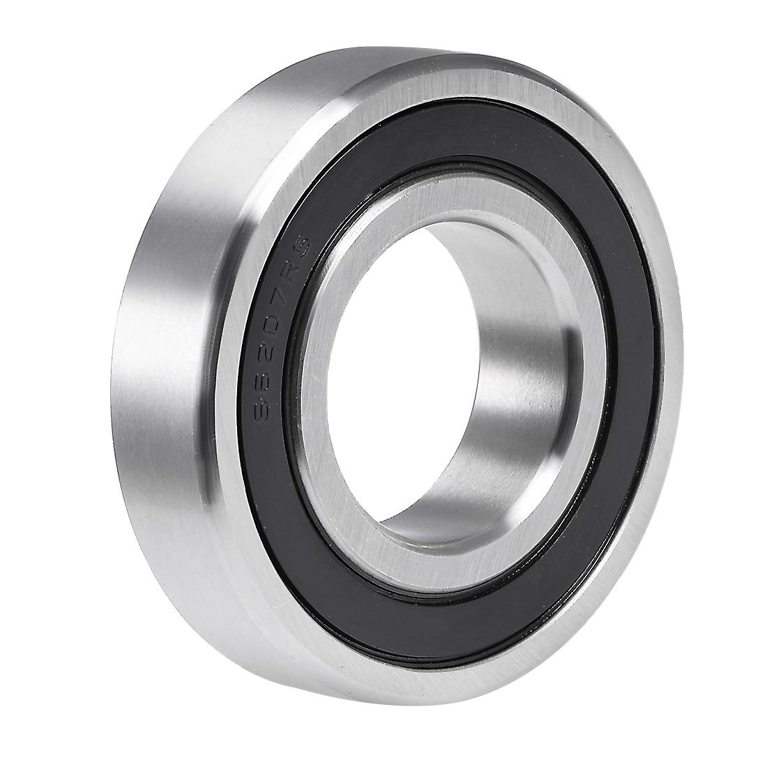 S6207-2RS Stainless Steel Ball Bearing 35x72x17mm Double Sealed 6207RS Bearings 1-Pack