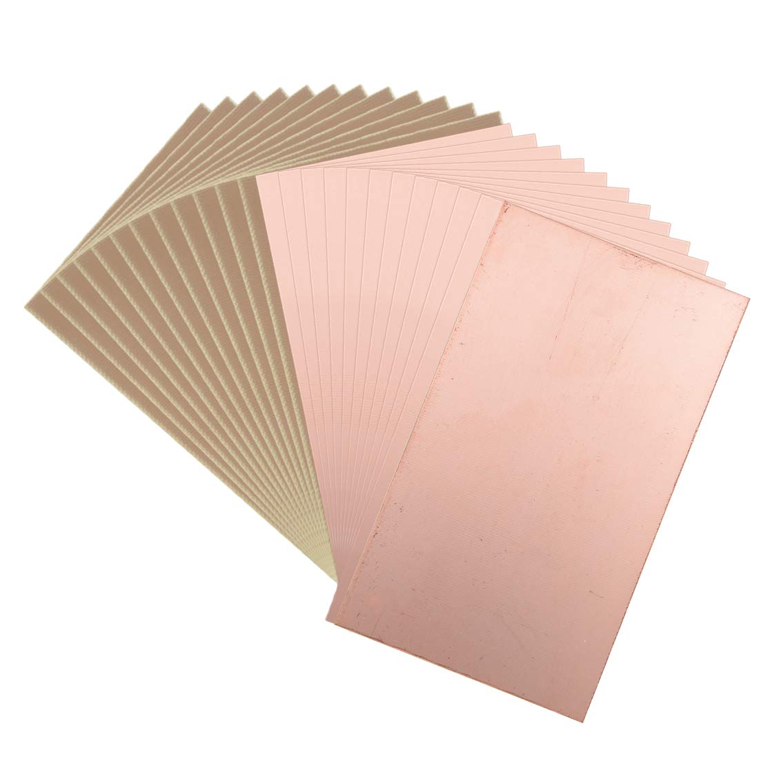 Single-Sided Copper Clad Laminate PCB Circuit Board, 130x75mm 5.12x2.95 inch, 1.5mm Thickness DIY Prototyping PCB Board, Name Board, 30pcs