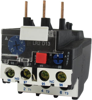 LR2-13 1.6A 1-1.6A 3-Phase 1NO 1NC Electric Thermal Overload Relay