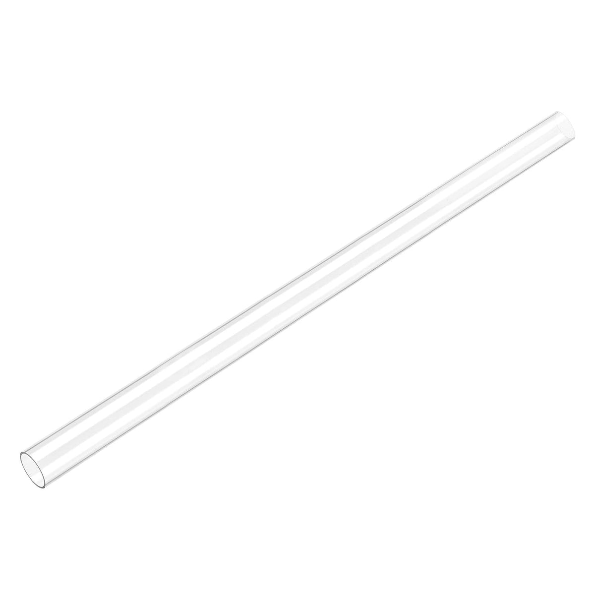 Clear Rigid Tubing 22mm(7/8'') ID x 25mm(63/64'') OD x 2Ft Length Round Plastic Polycarbonate Tube