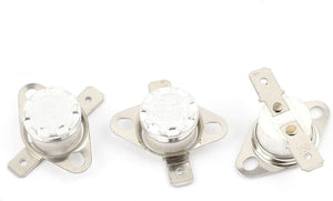 3 Pcs KSD301 NC Temperature Switch Thermostat 250 Celsius 250V 10A