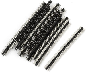 20pcs 50 Way Double Row Straight Pin Male Header Strip 1.27mm Pitch