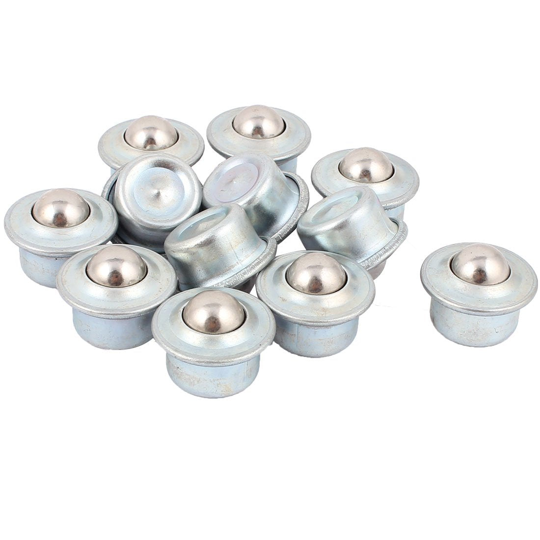 Metal Flange Mounted Fixing Roller Ball Transfer Unit Bearing 12pcs