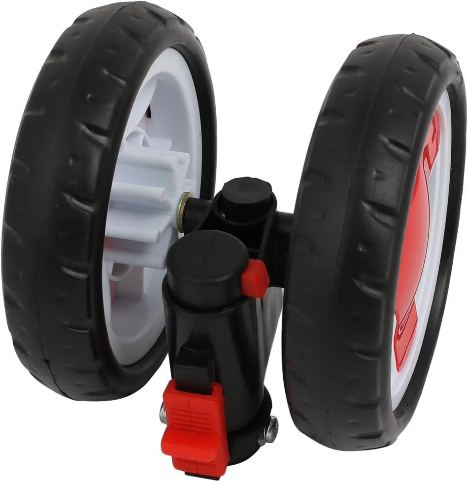 5-inch Diameter Double Wheel Plastic Swivel Pulley Roller for 19mm Tube