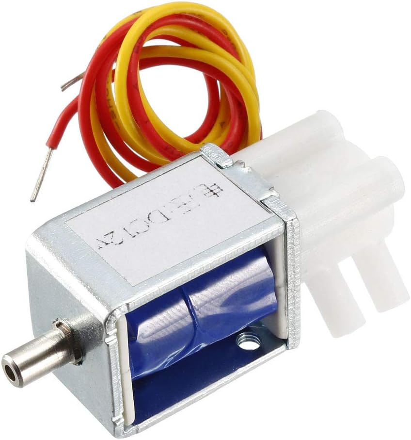 Miniature Solenoid Valve 2 Position 3 Way DC12V 0.19A Water Air Solenoid Valve
