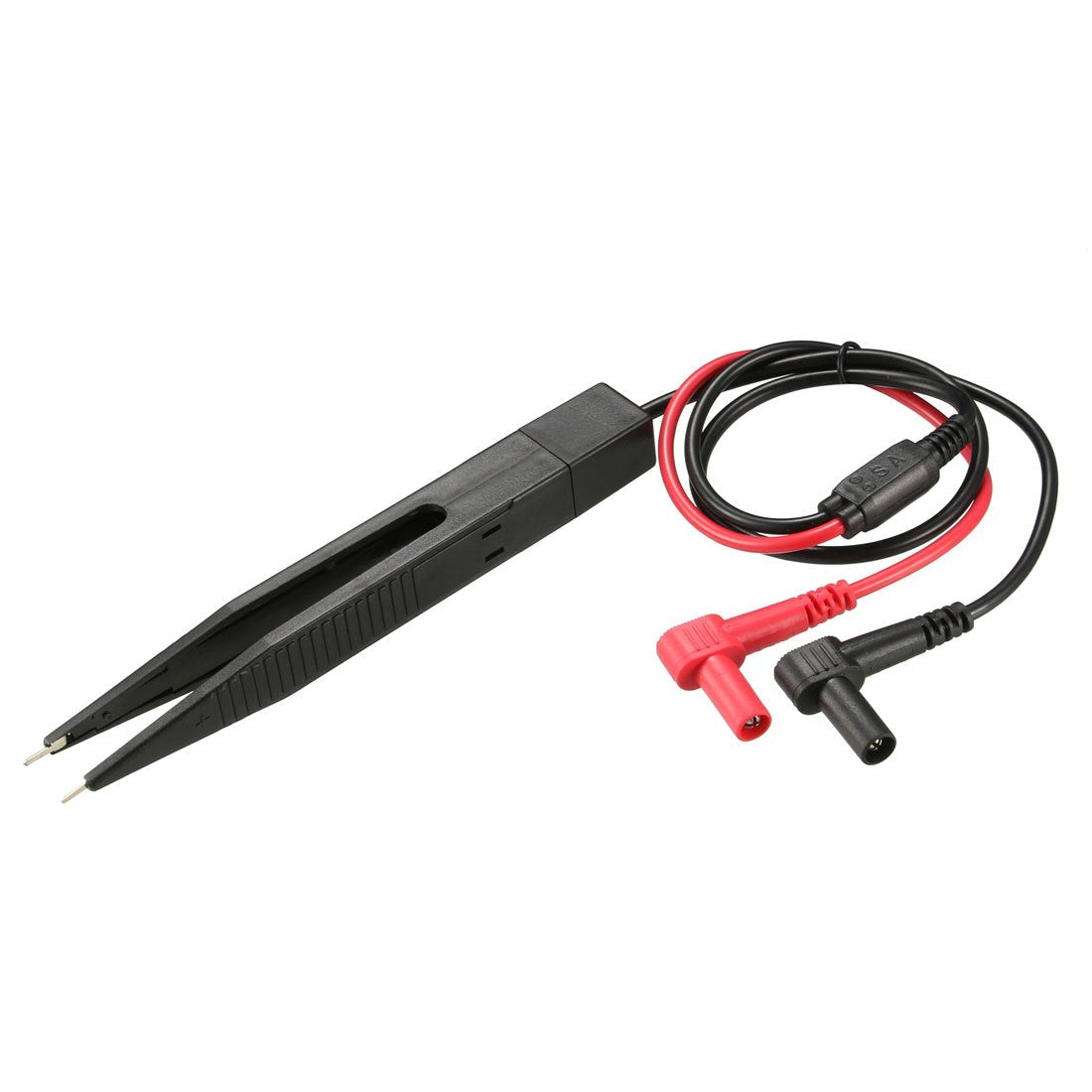 Surface Mounted Devices Chip Test Lead Meter Probe Tweezer Banana Plug for Multimeter Capacitor Resistance Tester