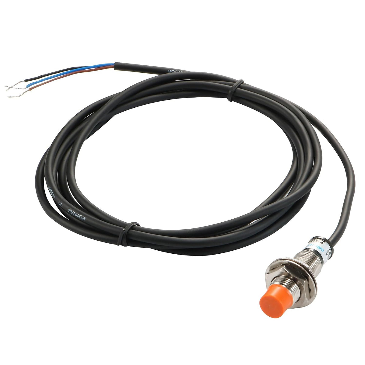 4mm Inductive Proximity Sensor Switch Detector PNP NO DC 6-36V 200mA 3-Wire PR12-4DP for 3D Printer Probe Bed Leveling,MCU Board
