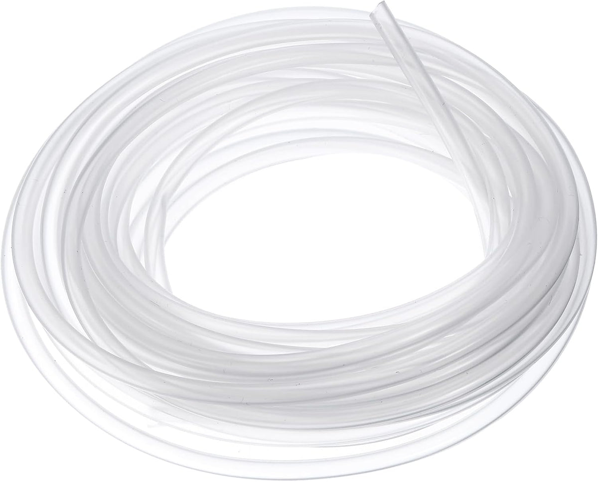 Silicone Tubing, 2.5mm ID x 4mm OD - 16.4Ft Long Flexible Pure Silicone Hoses, High Temp Clear Hose Tube for Home Brewing, Aquaponics, Air Hose, Irrigation