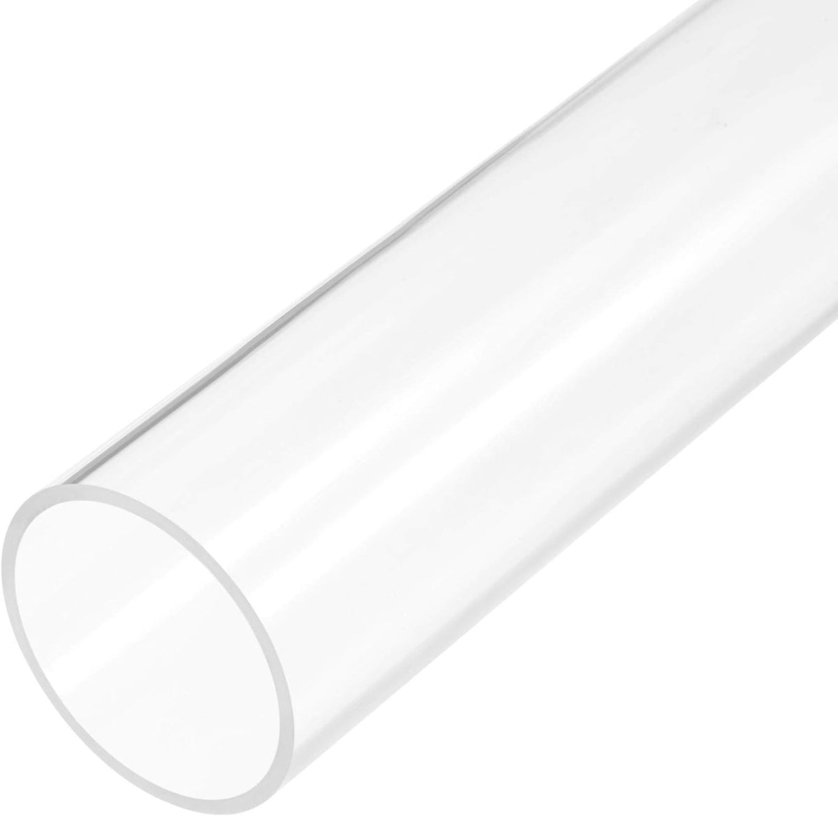 Clear Rigid Acrylic Pipe 115mm ID x 120mm(4 3/4") OD x 305mm(12") Round Tube Tubing