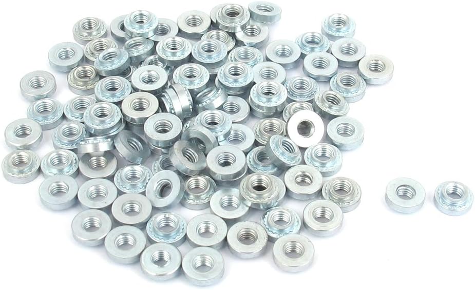 2mm Thin Plates M3 Zinc Plated Self Clinching Rivet Nut 100pcs