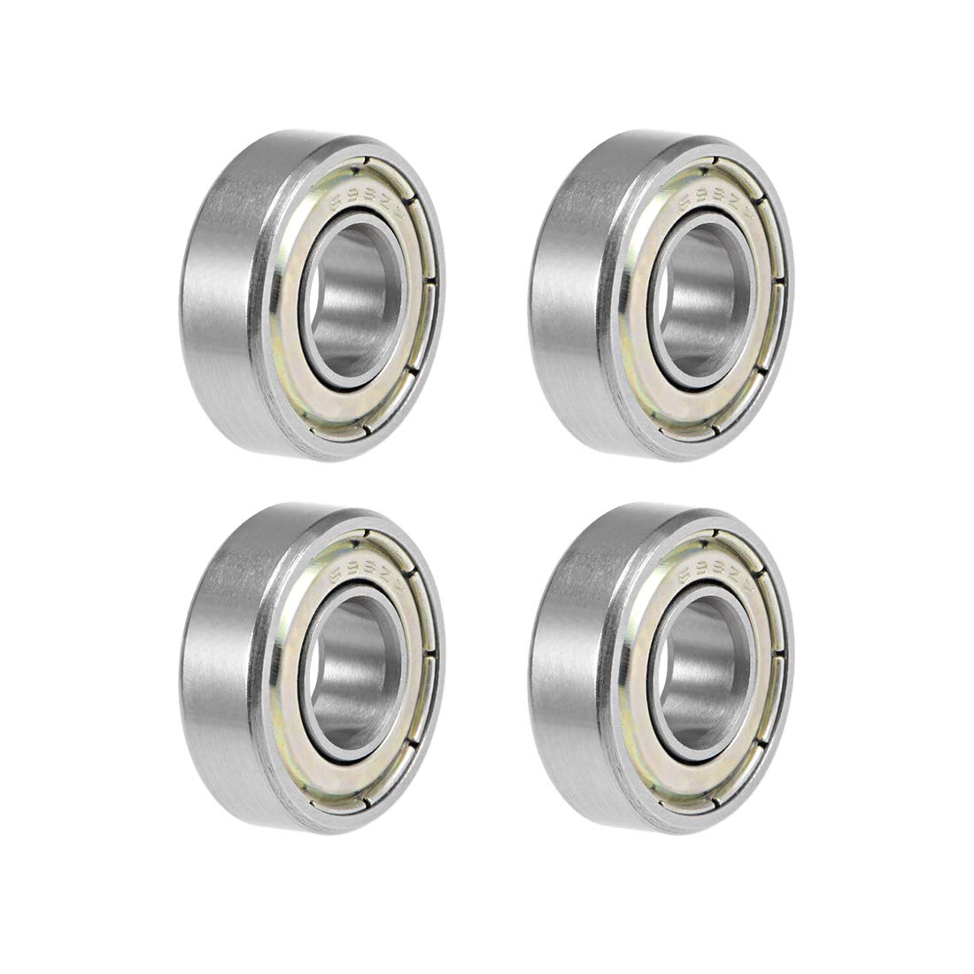 698ZZ Deep Groove Ball Bearings 8mm x 19mm x 6mm Double Shielded Chrome Steel Z2 4pcs