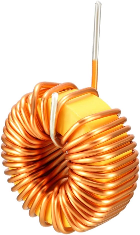 Vertical Toroid Magnetic Inductor Monolayer Wire Wind Wound 150uH 15A Inductance Coil
