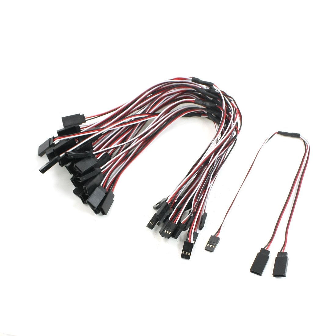 a13073100ux0548-DM RC Servo Y Extension Cable, 2 Male to Single Female, 30 cm Long (Pack of 20)