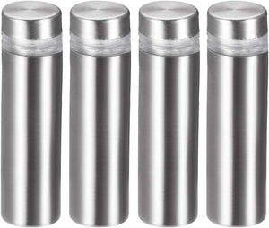 1/2 Dia x 1-3/4"(12x43mm) Standoff Screws Wall Mount Sign Holders Acrylic Glass Nails 4pcs