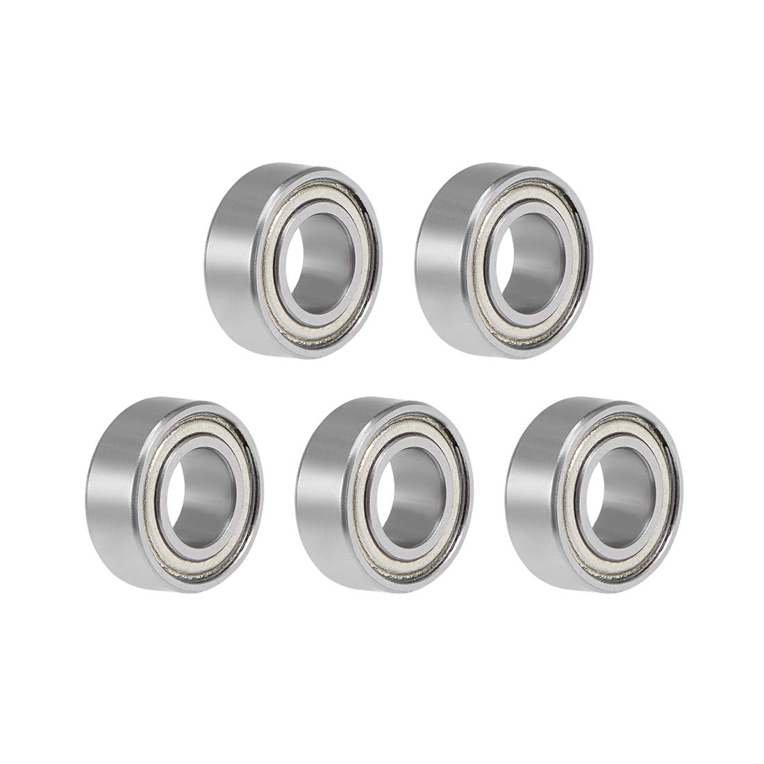 R188ZZ Deep Groove Ball Bearing 1/4"x1/2"x3/16" Double Shielded Z2 Lever Bearings 5-Pack