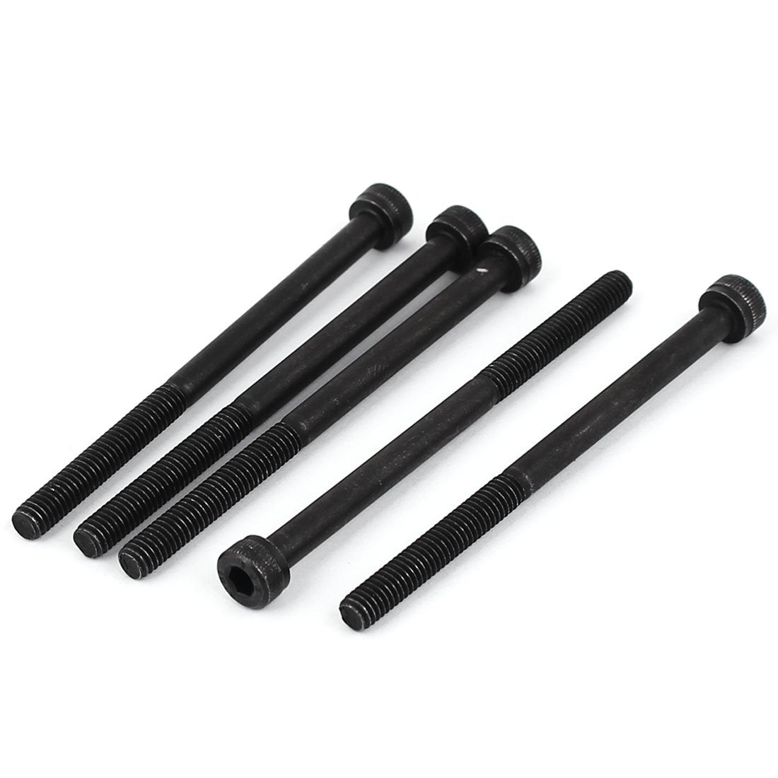 a16042000ux0582 M4 x 60mm 25mm Long Partially Threaded Cap Head Hex Socket Screws Bolts Fasteners 5pcs (Pack of 5)