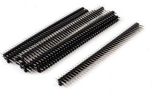 9 Pcs 2.54mm Pitch Double Row 40 Pin IDC Socket Connector Male Header