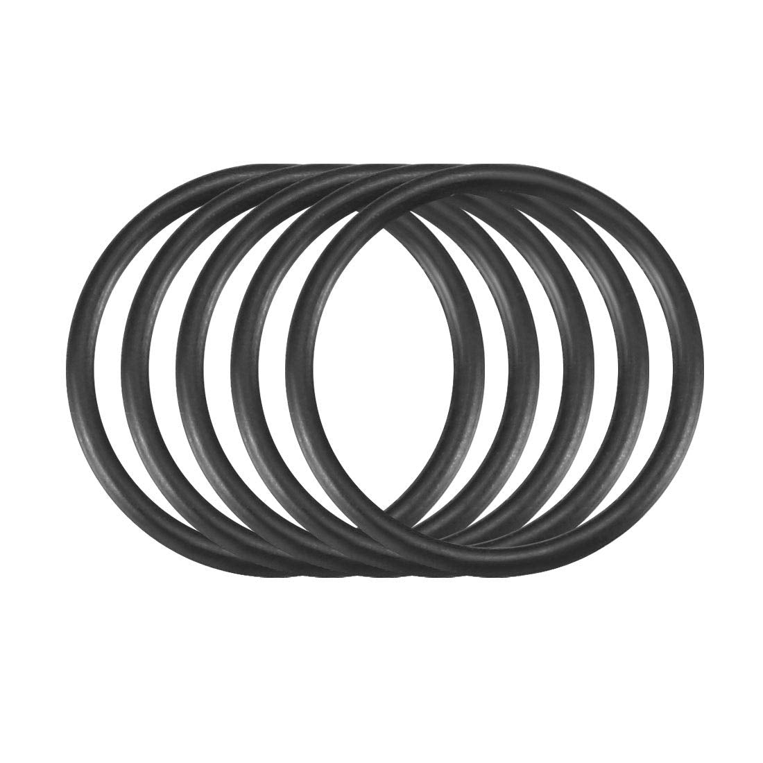Nitrile Rubber O-Rings 13mm OD 11mm ID 1mm Width, Metric Sealing Gasket, Pack of 30