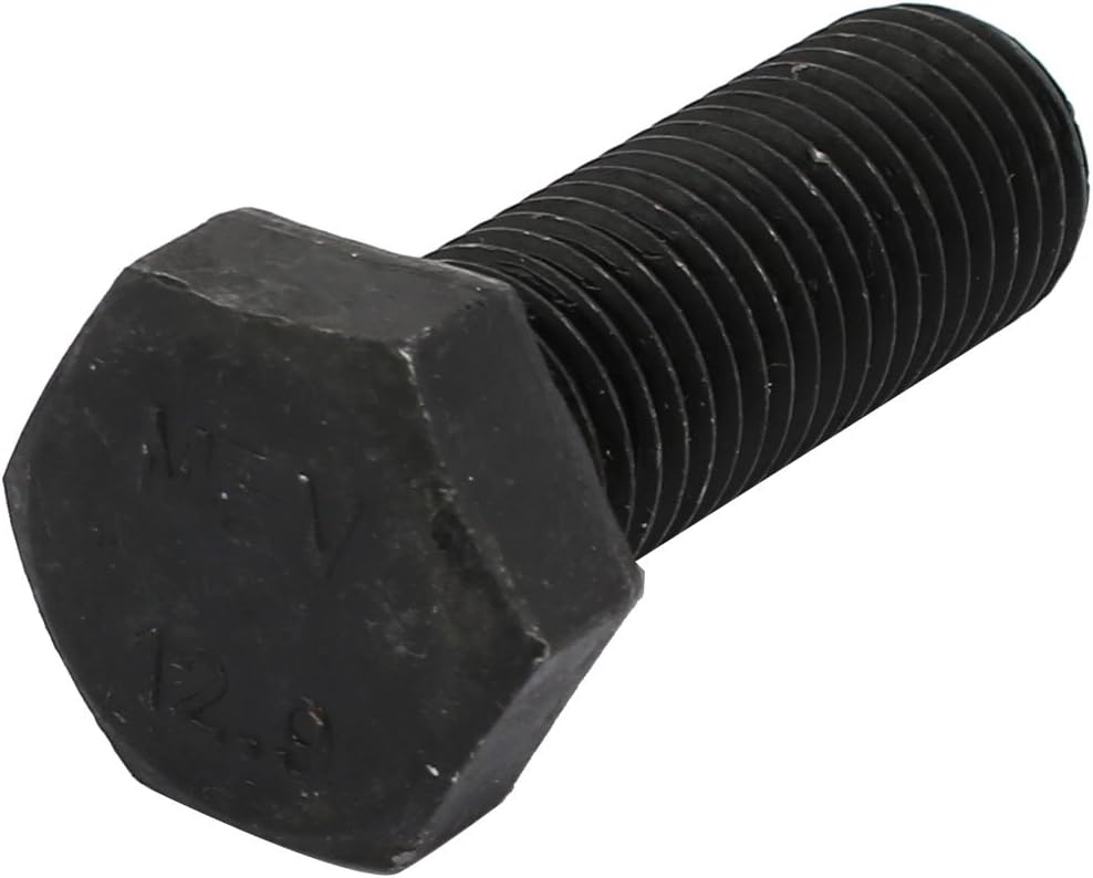 M16x45mm Thread 12.9 Grade External Hex Head Left Hand Screw Bolt DIN933