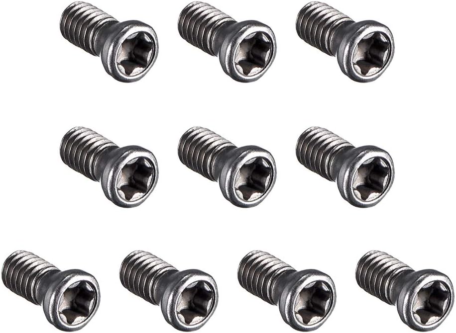 M3.5x10mm Torx Screws for Replaces Carbide Insert CNC Lathe Tool 12.9 Grade Alloy Steel 10pcs