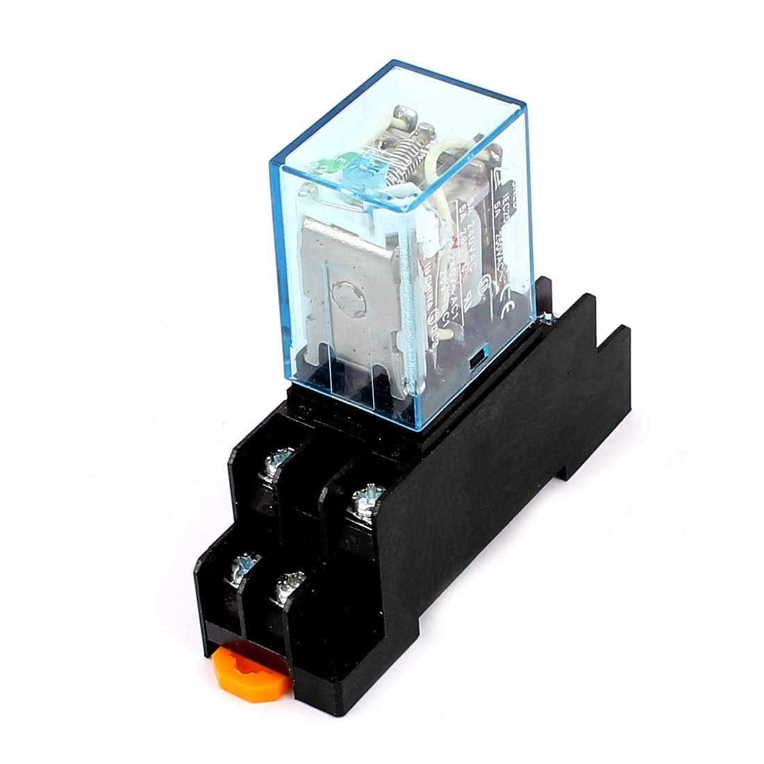 MY2N-J 110VAC Coil DPDT Electromagnetic Power Relay with Socket Base, 8 Pin