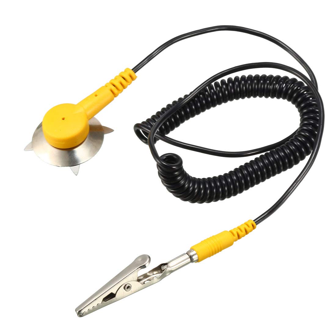 Alligator Clip ESD Anti Static Mat Grounding Cord Ground Strap 1.7M