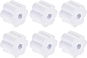 Cup Turner Foam, 2.83 Inch Diameter Foam Inserts White for 3/4 Inch PVC Pipe Tumbler 6 Pcs