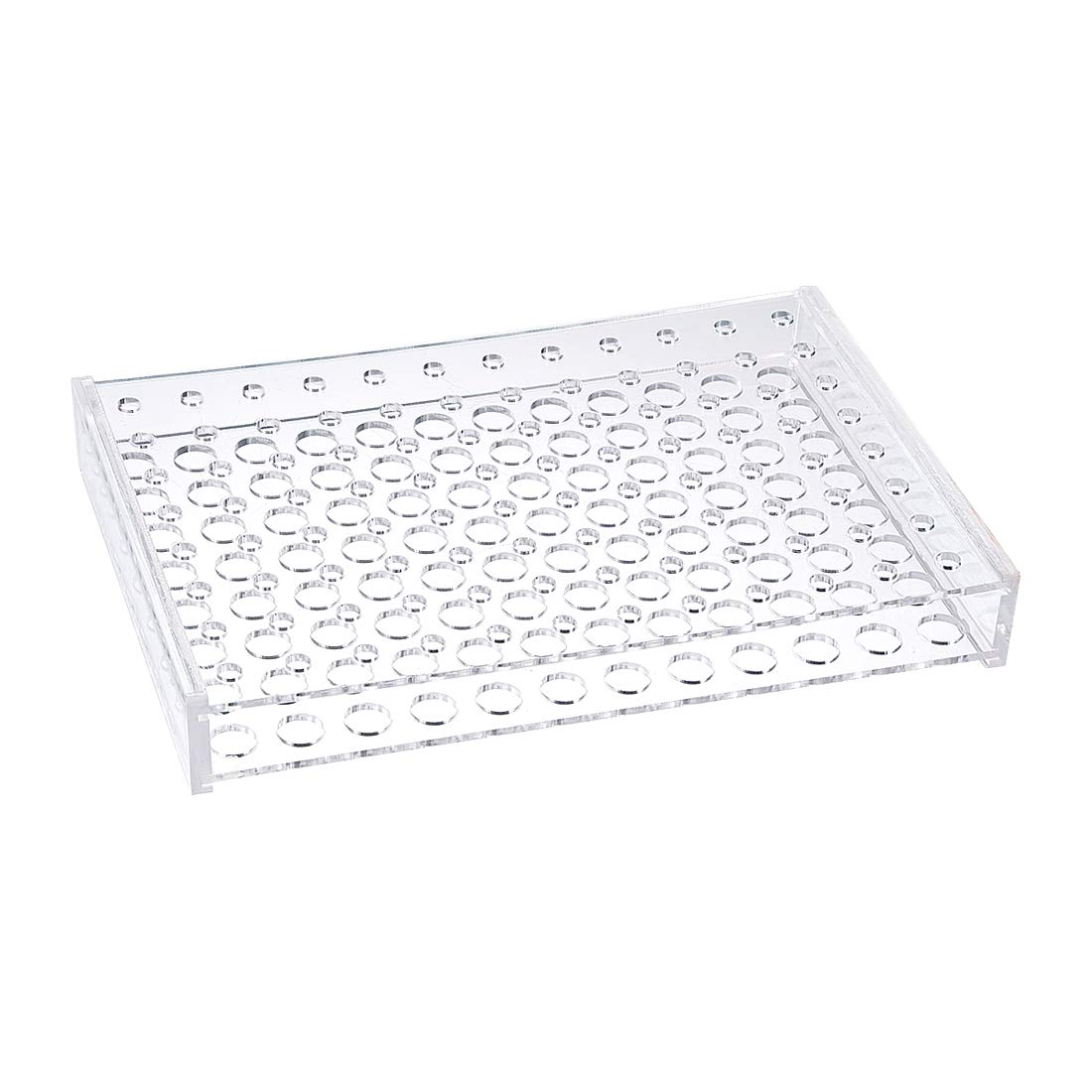 Test Tube Rack Holder Lab Stand Acrylic 96-Well Clear for 0.2ml,1.5ml