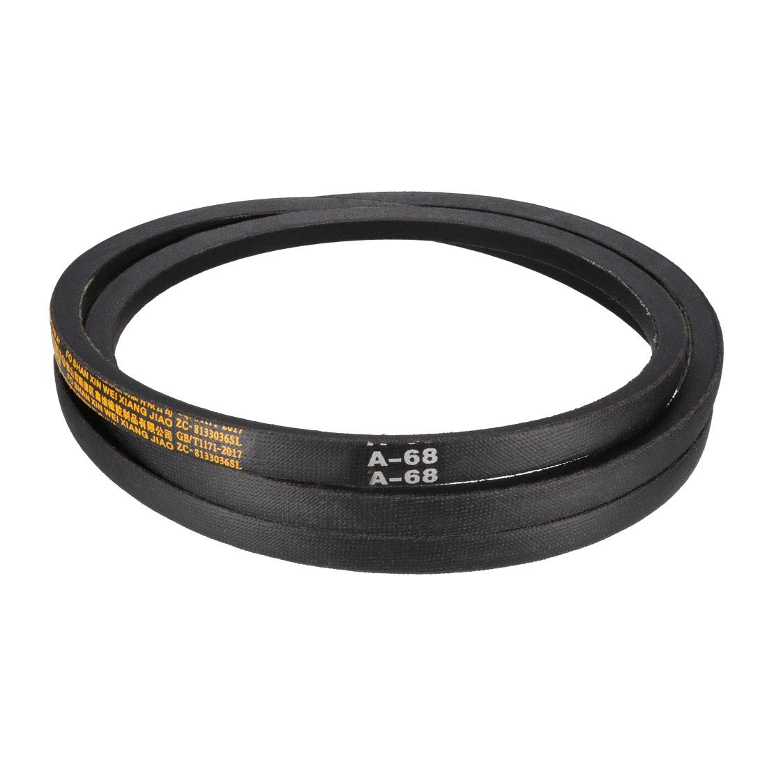 A68 Drive V-Belts 68" Inner Length 13mm Width 8mm Thick JIS Standard A-Section Rubber Drive Industrial Transmission Belt