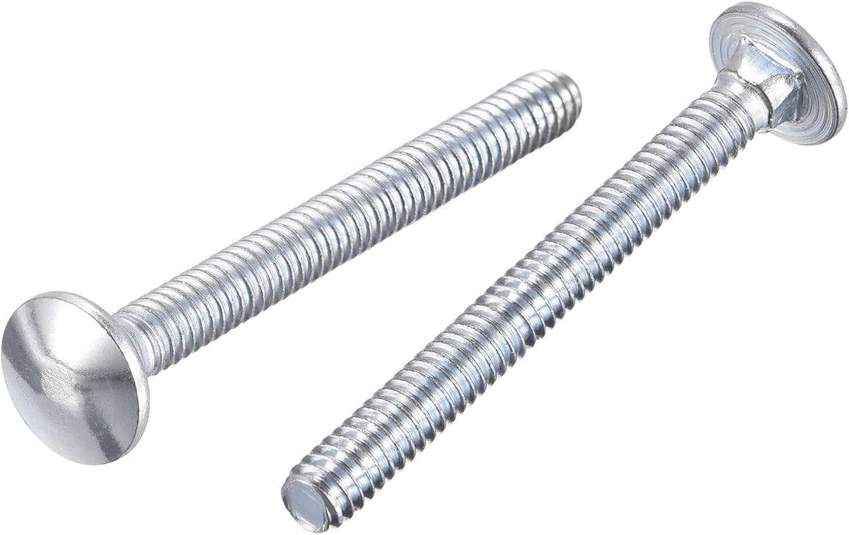 1/4-20x3" Carriage Bolt Round Head Square Neck Q235 Carbon Steel 25pcs