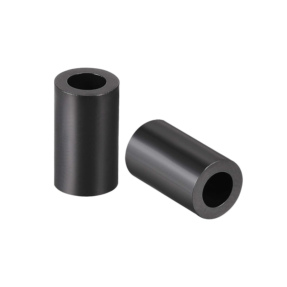 Nylon Round Spacer Washer 4.2mm ID 7mm OD 12mm Height for M4 Screws Black 300Pcs