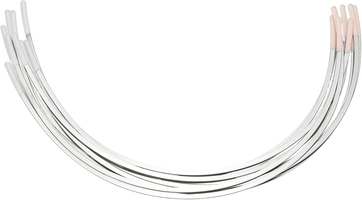 5 Pairs Stainless Steel Underwires for Bra, 9.6 Inch Underwires for Bras Replacement Bra Wires Repair Parts Sewing Supplies Regular Wire Size for C Cup Support, Silver