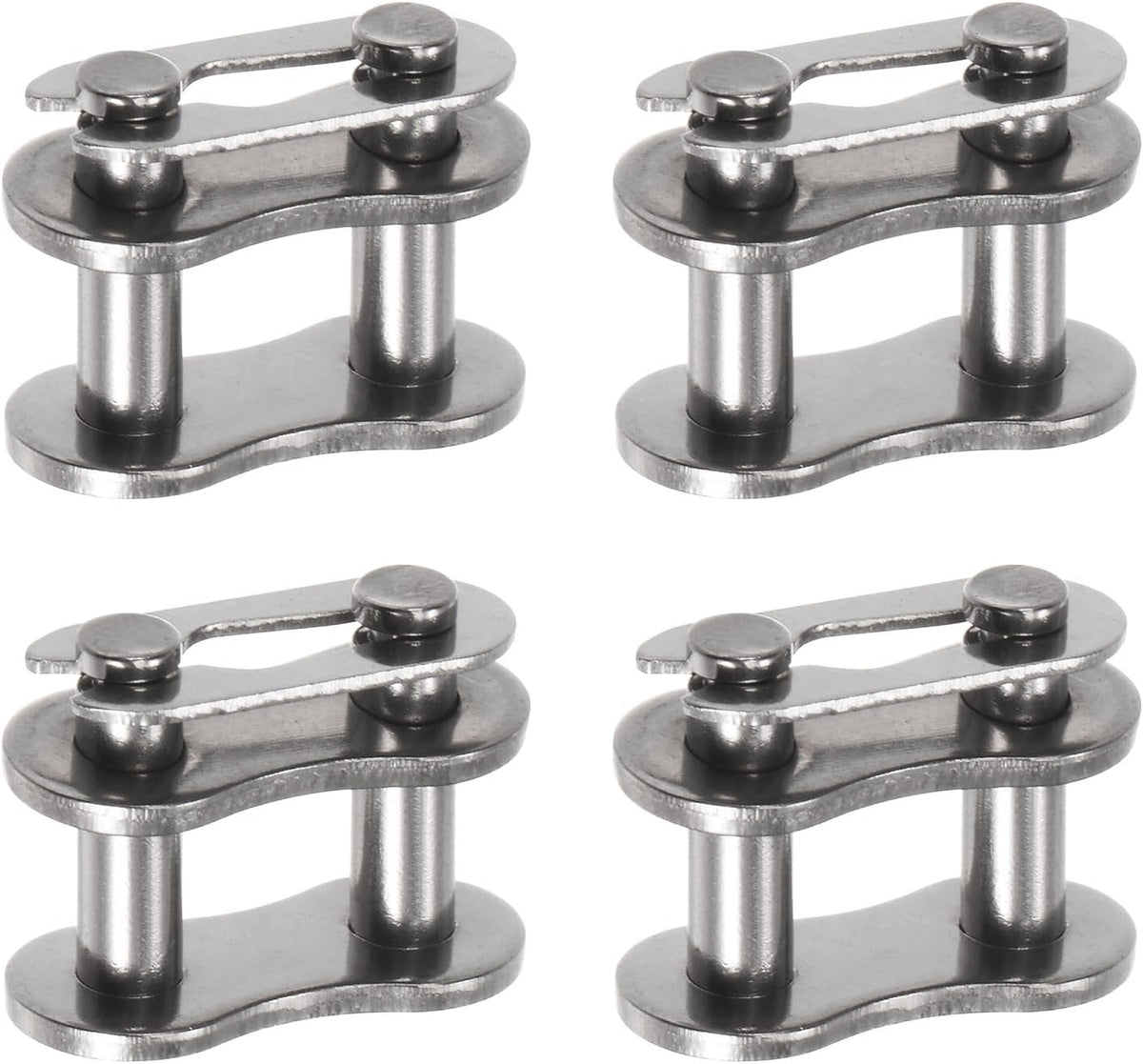 4Pcs Chain Master Connector Link Roller 1/2" Pitch Stainless Steel Standard Connecting Split Links for 08B Chain