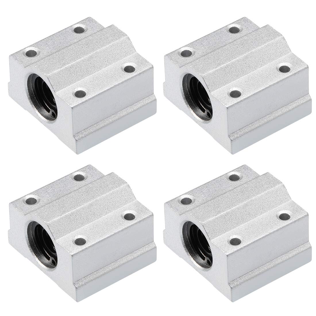 SCS8UU Linear Ball Bearing Slide Block Units, 8mm Bore Dia (Pack of 4)