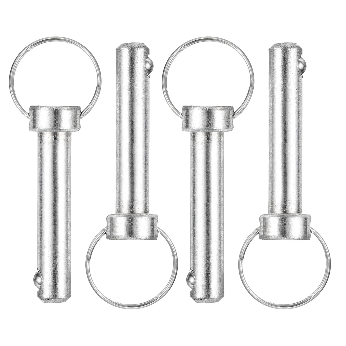 4Pcs 10mmx45mm Quick Release Pins, Carbon Steel Marine Hardware for Marine Mountain Seat, Ship Outfitting, Shipbuilding, Blue White